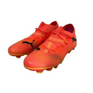 Puma Future FG Soccer Cleats Orange Men's Size 6